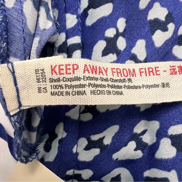 NWT Free People Take You Anywhere animal print Tube top strapless satin blue S - Picture 15 of 16